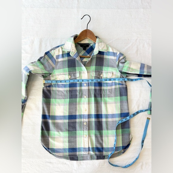 J. Crew Plaid Button Down Shirt - Picture 8 of 13